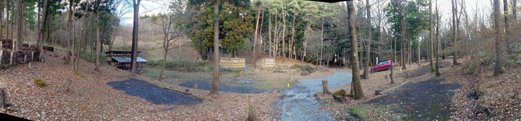 キャンプ冒険仲間下のエリア