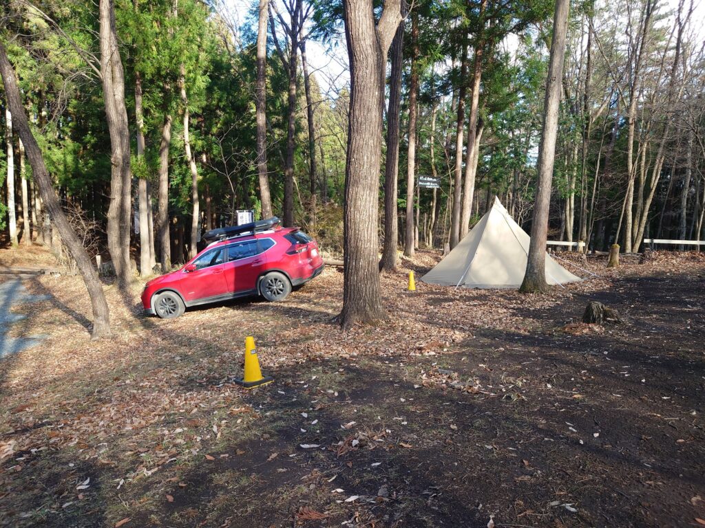 キャンプ冒険仲間下エリア