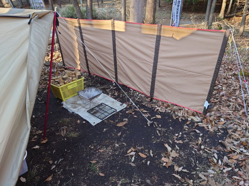 タッソT/C七角形張り出しスタイルと陣幕mini