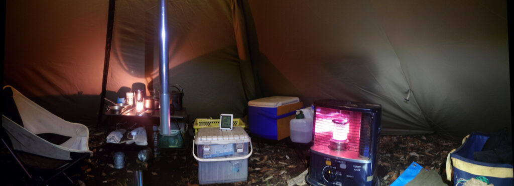 夜のタッソT/C七角形内部