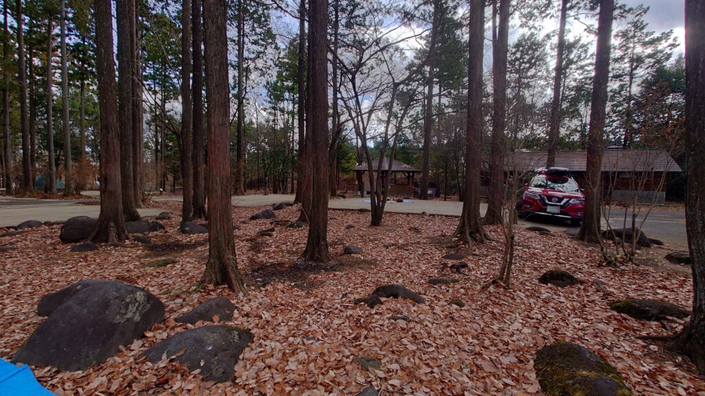 テントサイトとサニタリー