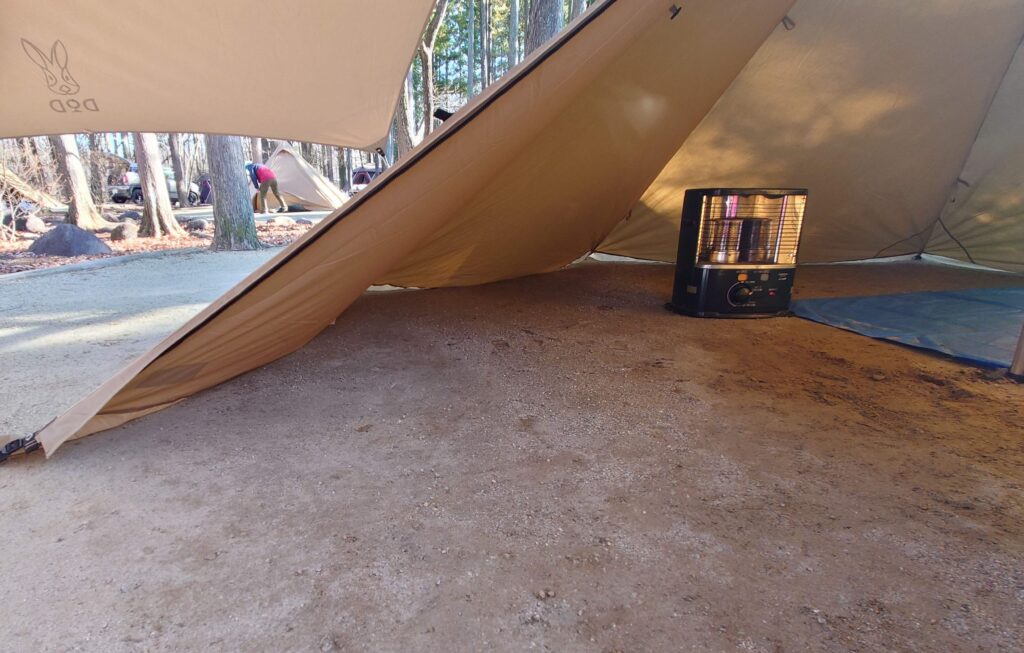 タッソT/C八角形の幕の傾斜