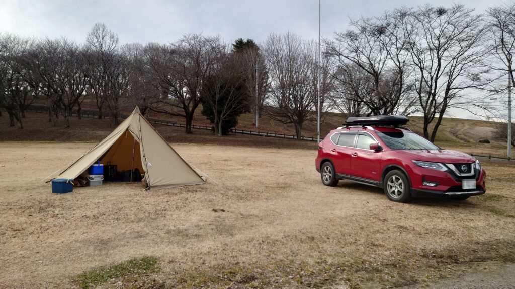 タッソTC七角形正面と愛車
