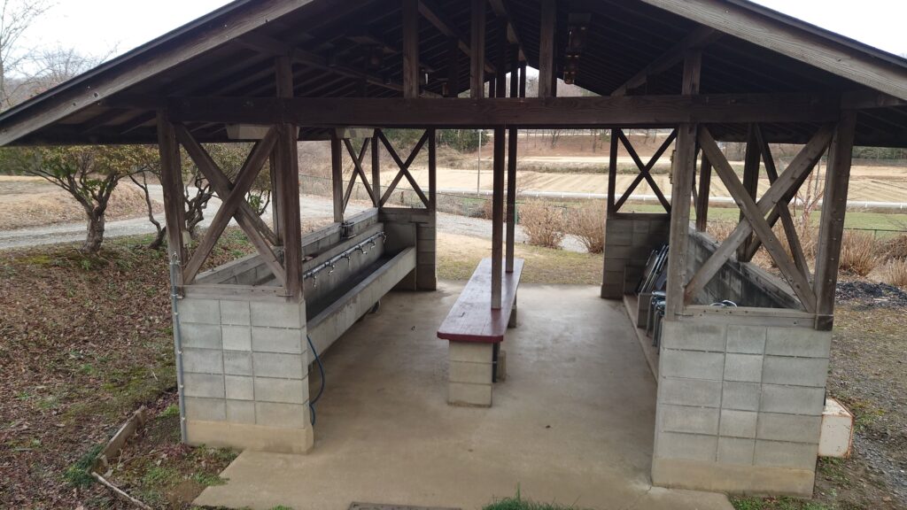 湯けむりふれあいの丘ゆーゆーキャビン＆キャンプ場炊事場