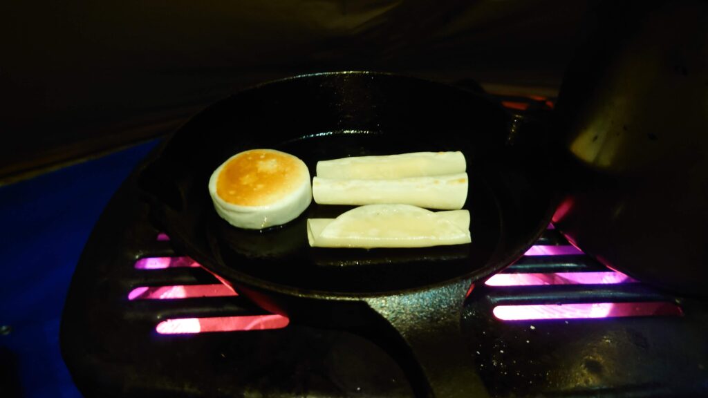 スキレットでの調理