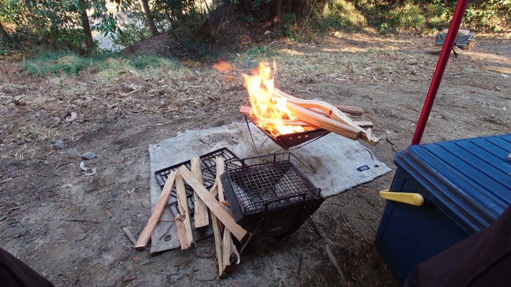 焚火とユニセラmini