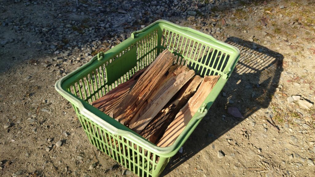 城峰公園キャンプ場で販売されている薪