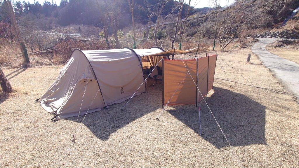 ソロカマTCと陣幕mini