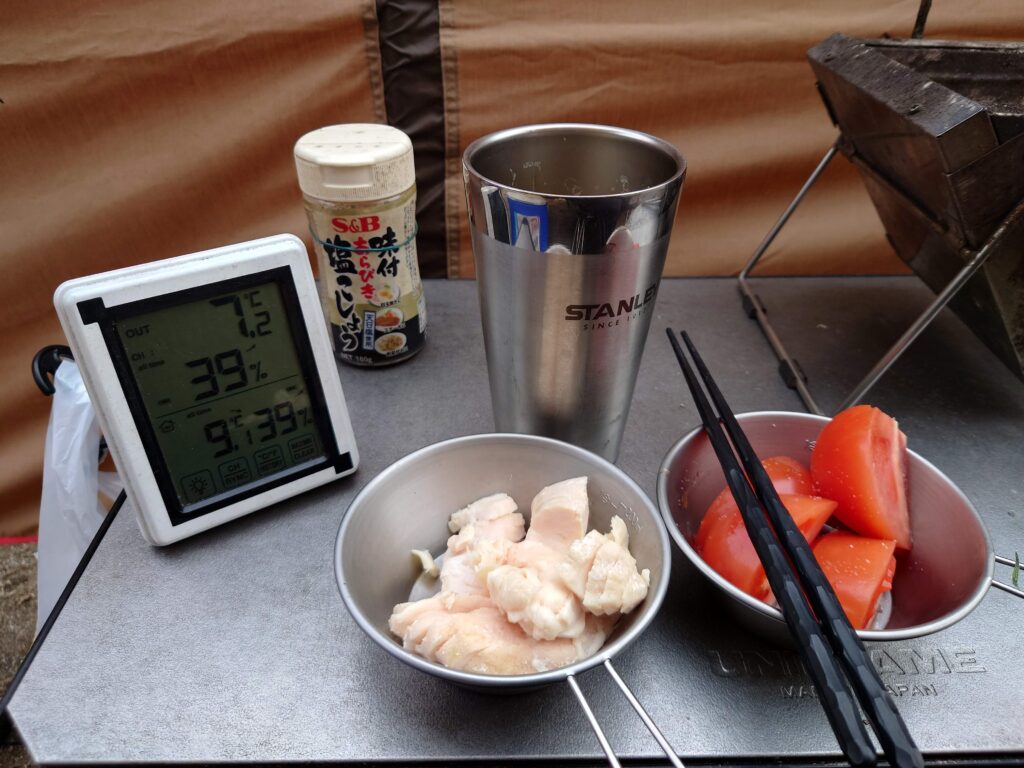 トマトと鶏胸肉