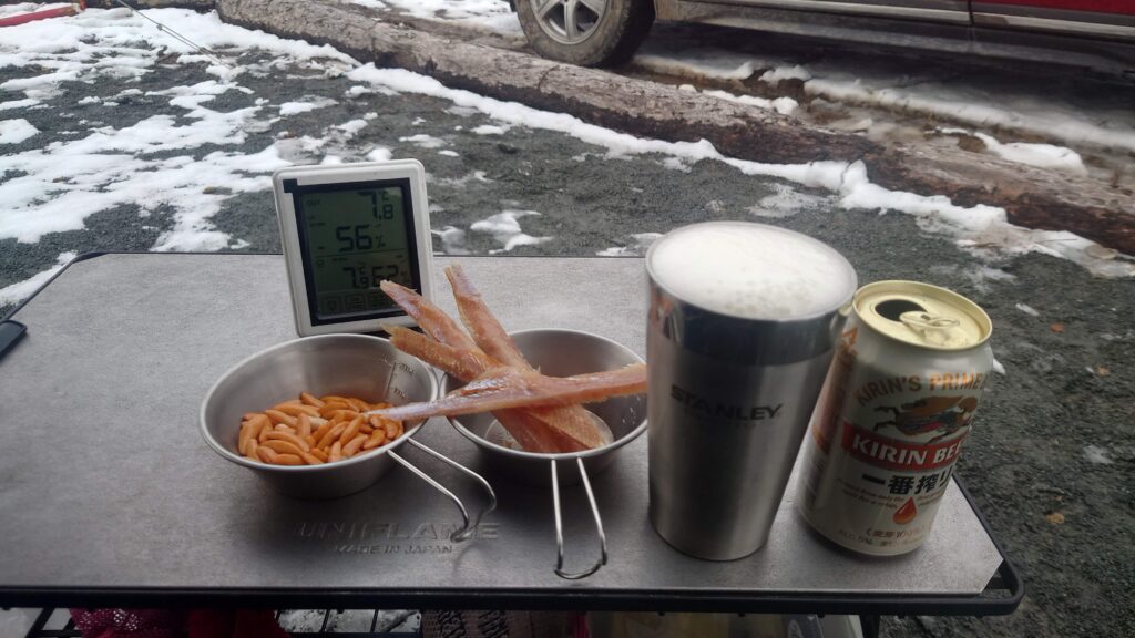 キリン一番搾りで乾杯