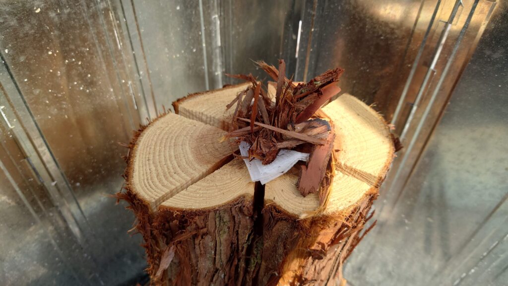 スウェーデントーチ着火部