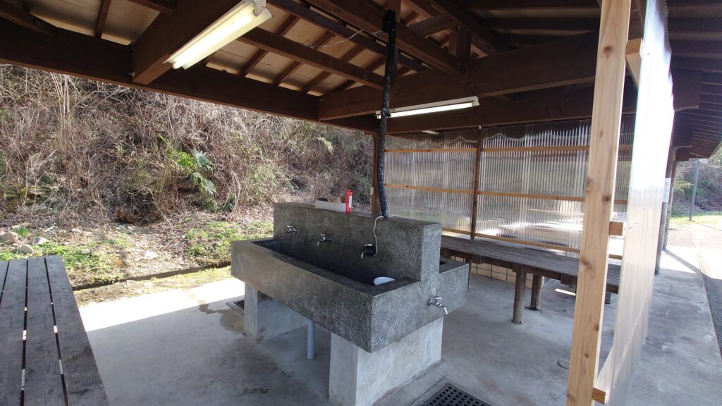 まほろばキャンプ場水場