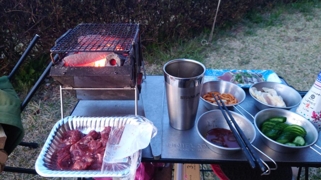 卓上BBQ牛さがり