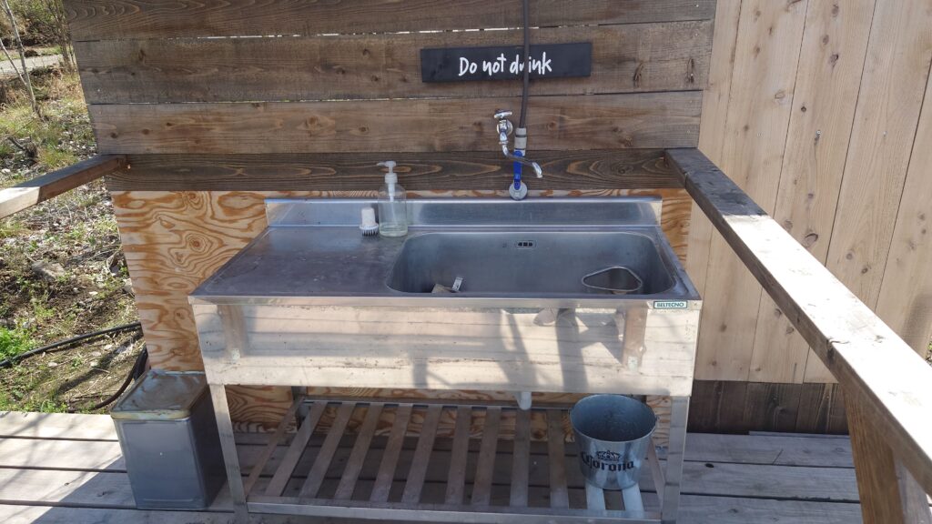 ブルーサミットオートキャンプ場水場