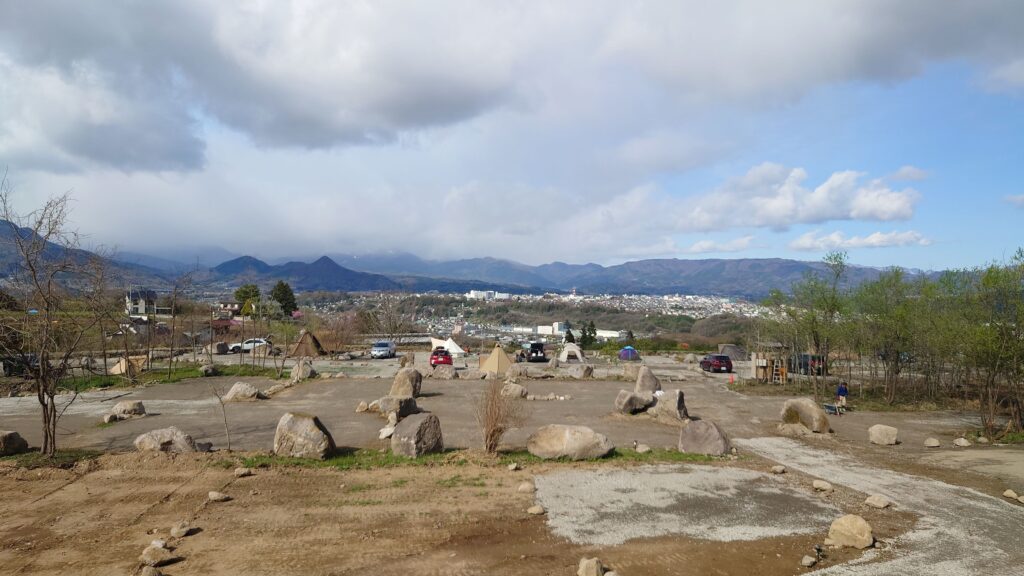 ブルーサミットオートキャンプ場高台から