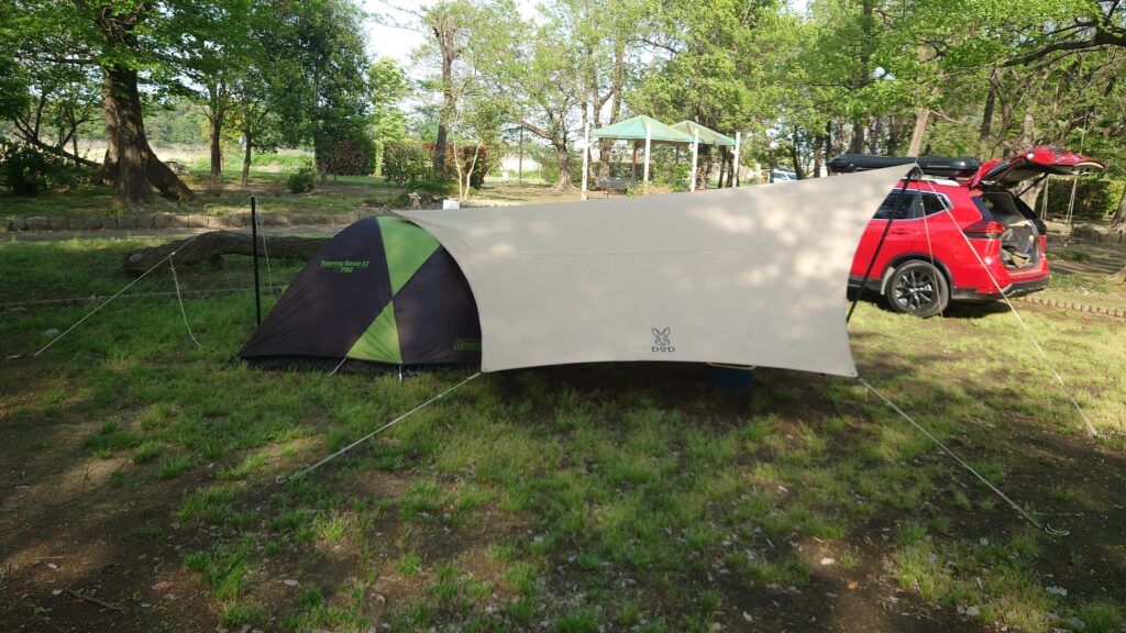 DODヘーキサタープとツーリングドームST