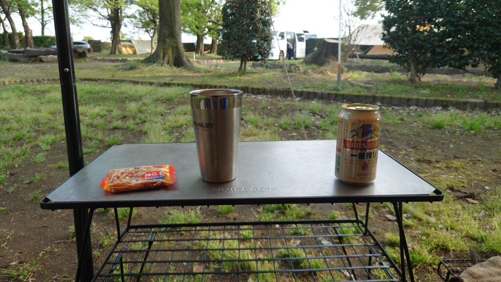 柿の種と一番搾り