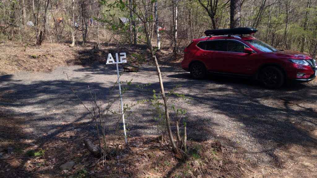 無印良品カンパーニャ嬬恋キャンプ場A12サイト