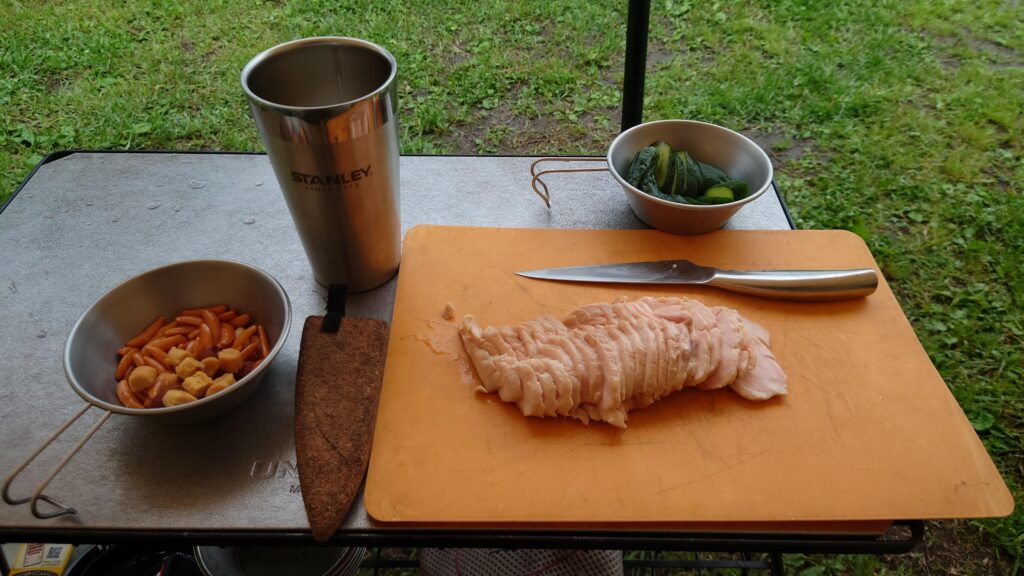 鶏胸肉のスライス