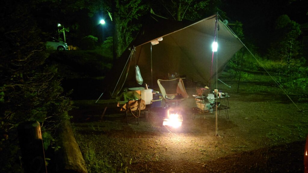 夜のオートサイト