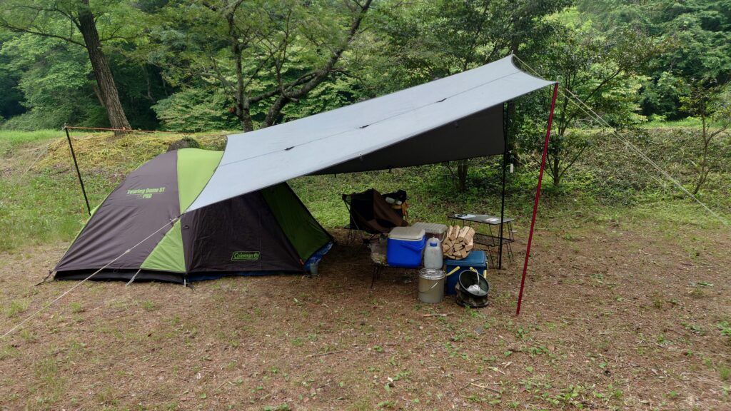 男前タープとツーリングドームST