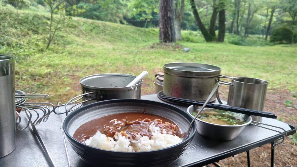 カレーと味噌汁
