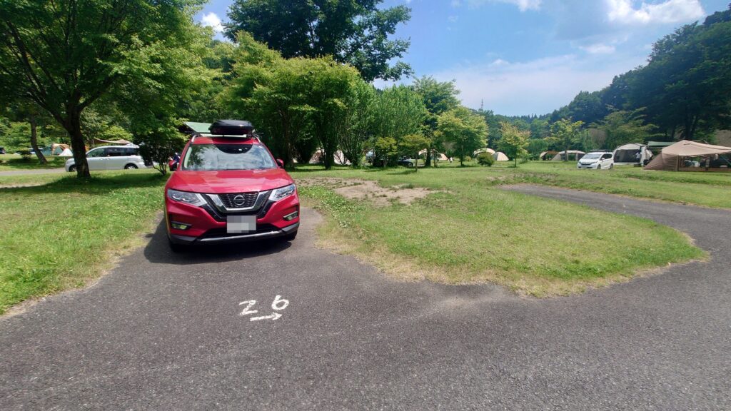 湯島オートキャンプ場Bサイト