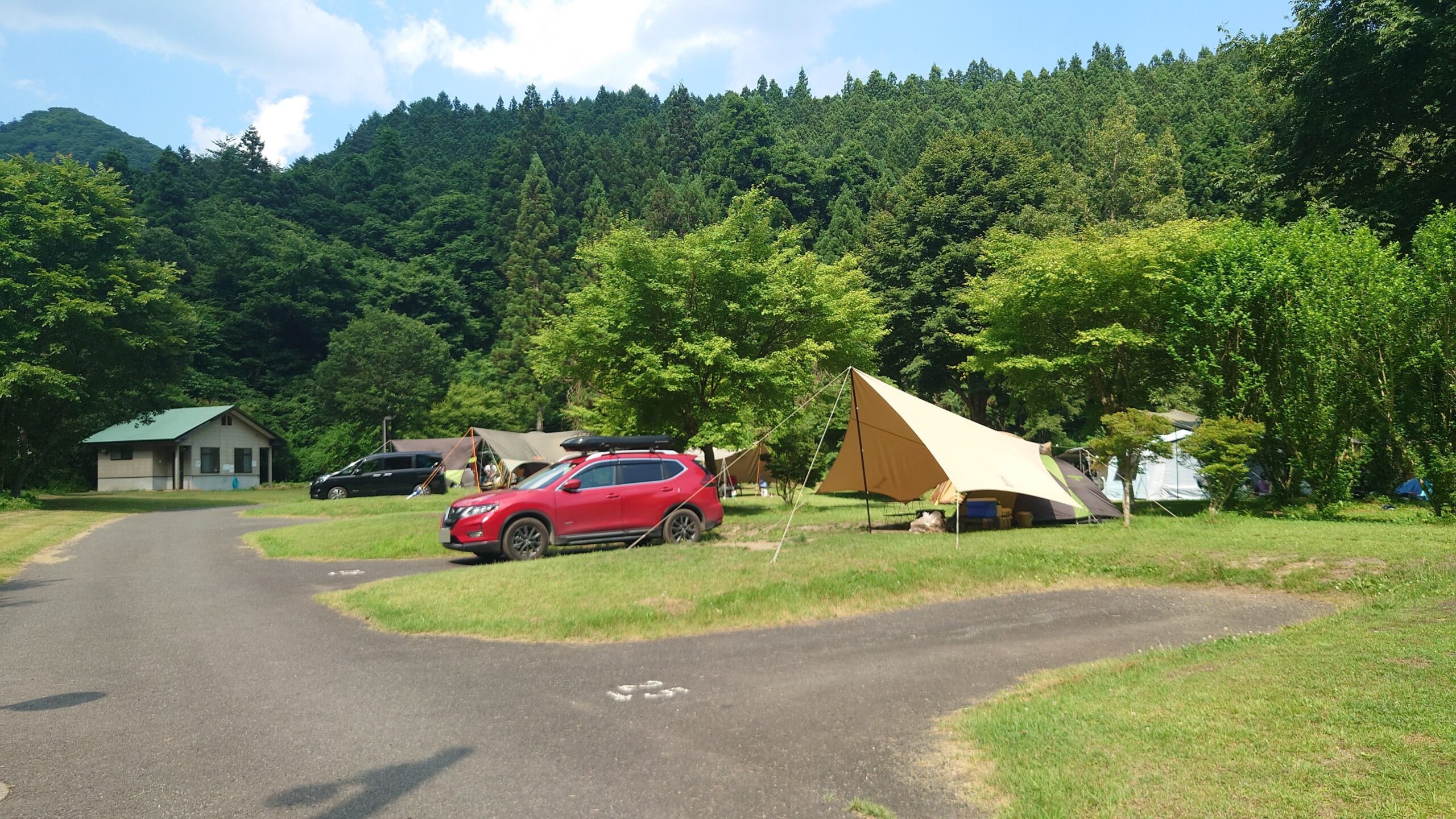 湯島オートキャンプ場Ｂサイト