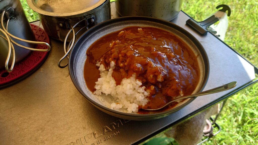 朝食のカレー