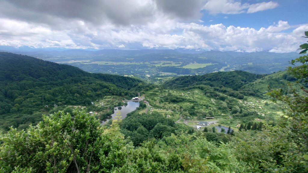 山伏山展望台からの風景
