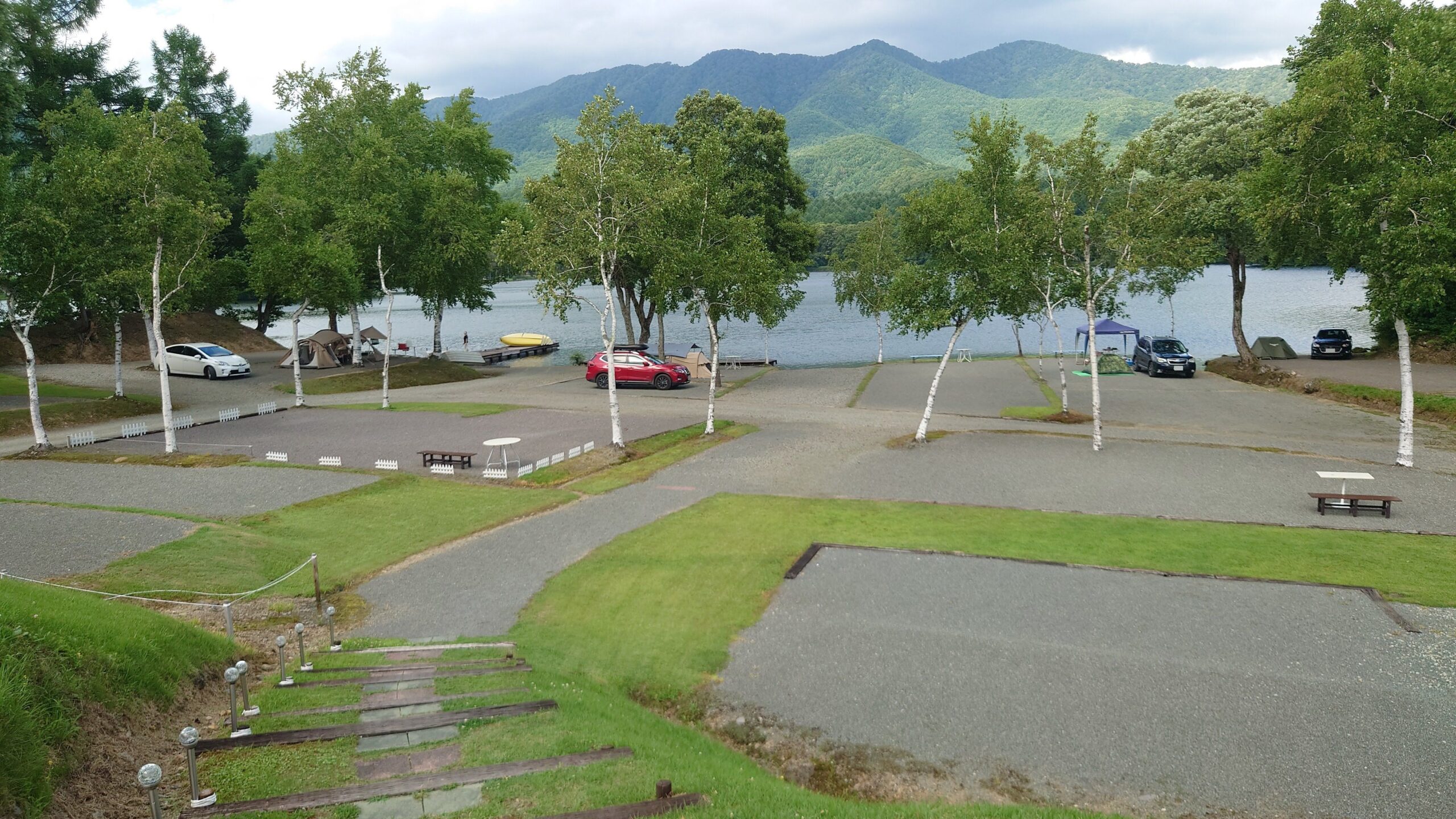 曽原湖オートキャンプ場オートサイト