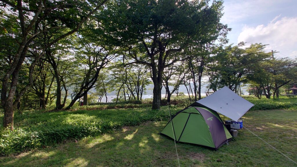 男前タープとツーリングドームST