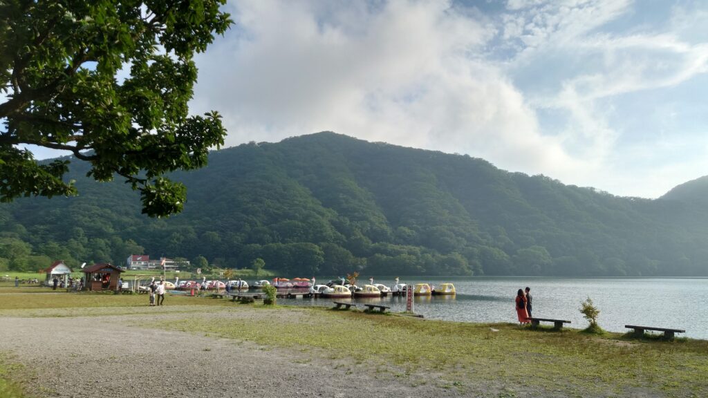 榛名湖ボート乗り場周辺