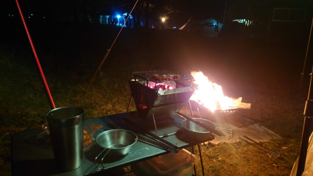 焚火とユニセラmini