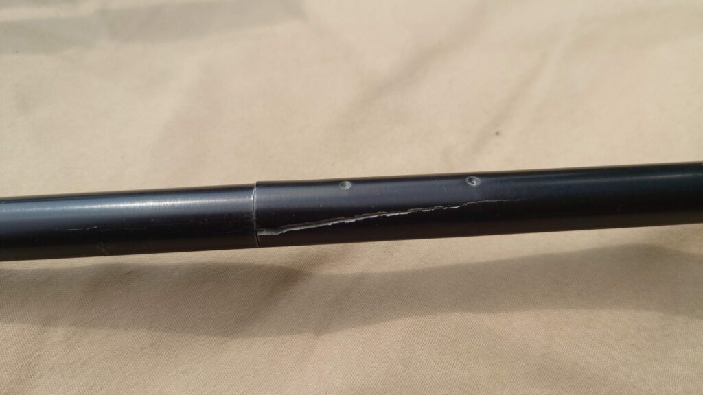 DODソロカマTCポールのクラック