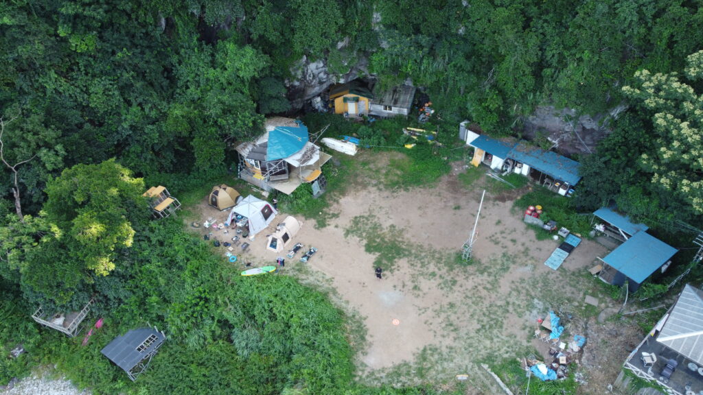 ガンダーラ真鶴上空から