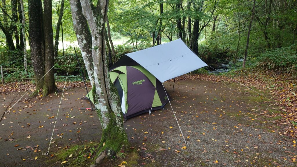 ColemanツーリングドームSTと男前タープ