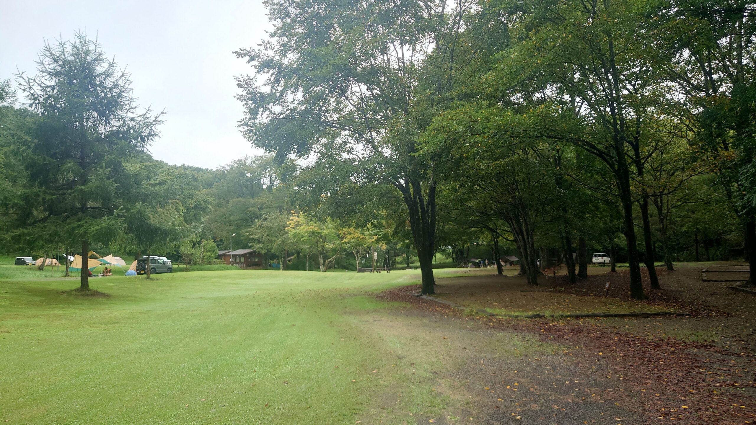 暮坂高原オートキャンプ場中央広場