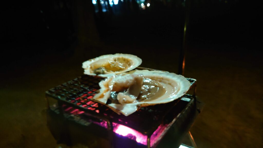 ホタテ貝のバター焼き