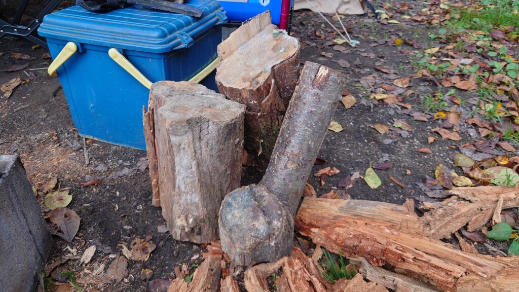 補充した薪