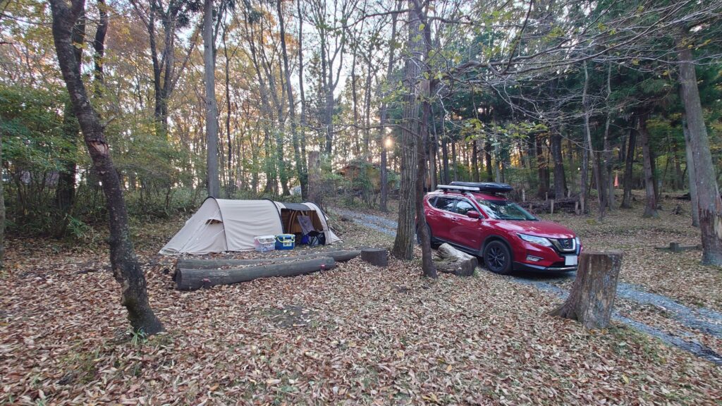 キャンプ冒険仲間下段のサイト