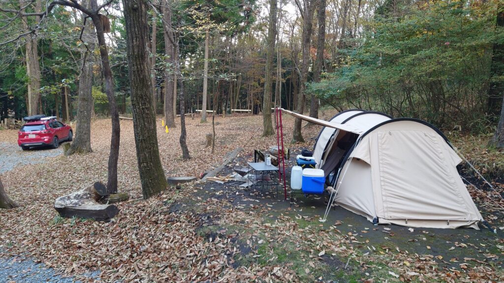 キャンプ冒険仲間下エリアのソロカマTC