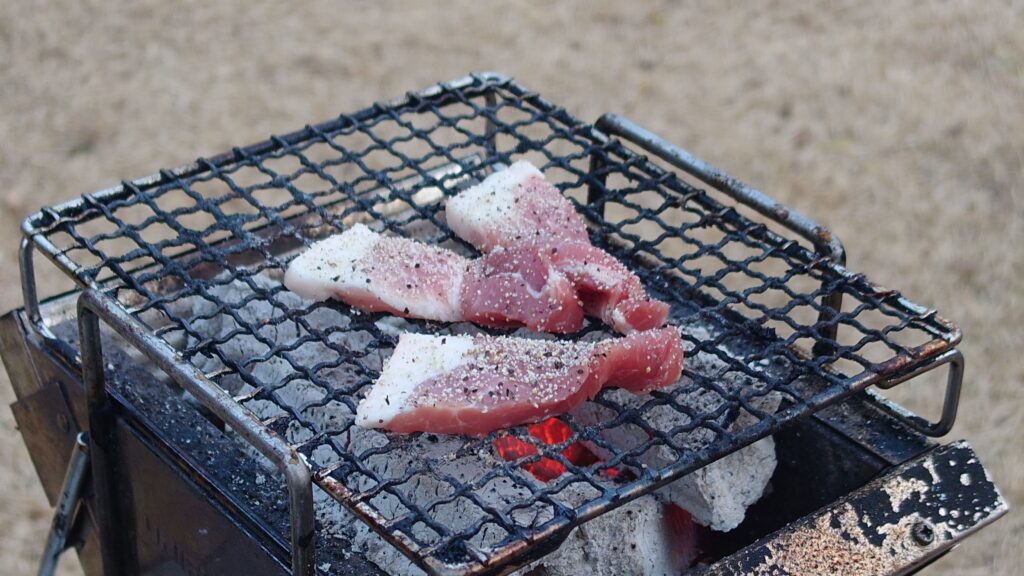 豚肉炭火焼き