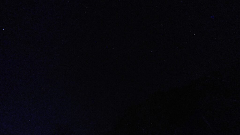 谷川温泉Camp&fieldで撮影した星空