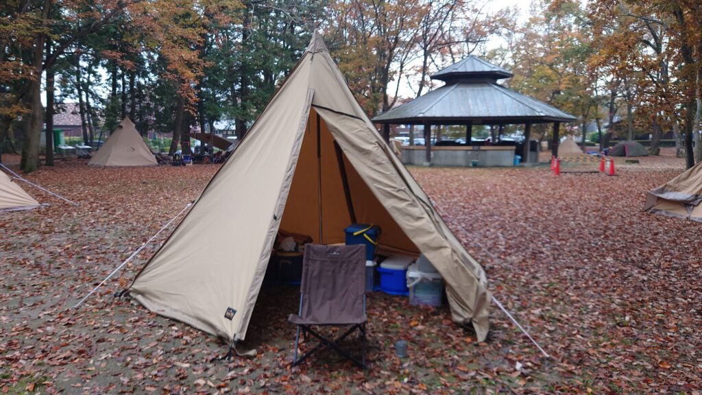 八千代グリーンビレッジキャンプ場、タッソTCとローチェアー