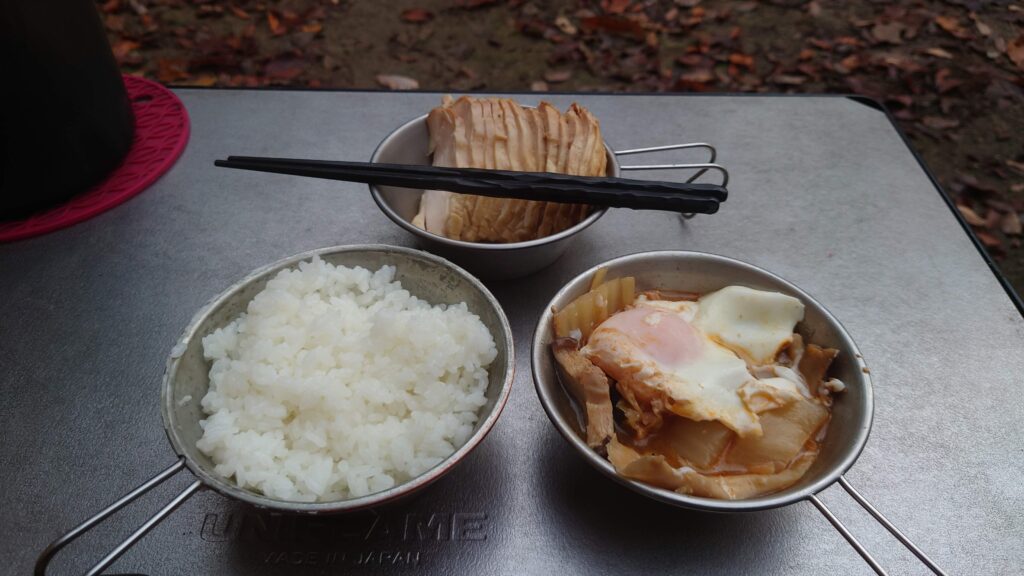 八千代グリーンビレッジでの朝食