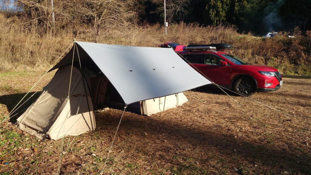 ソロカマTCと男前タープ