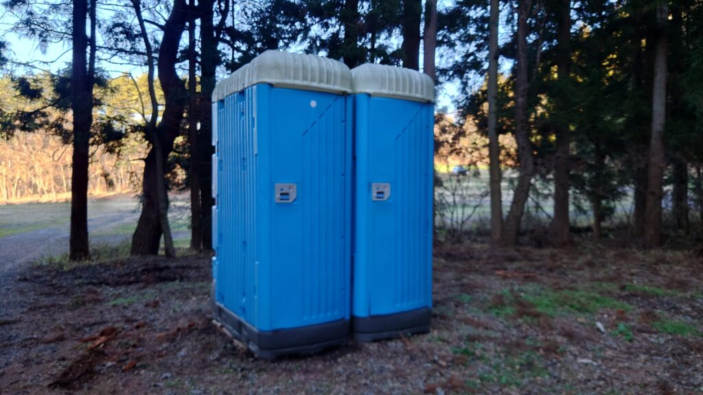 皇海山キャンプフォレスト簡易トイレ