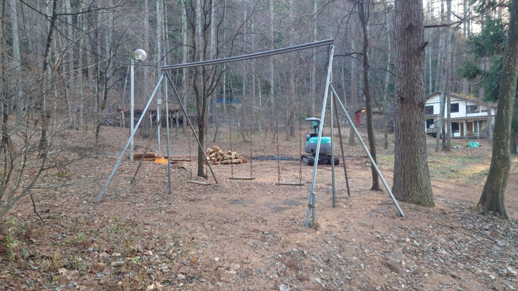 皇海山キャンプフォレスト遊具