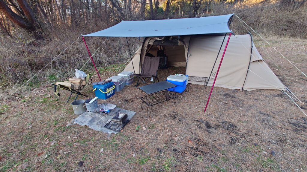 ソロカマTC&男前タープ